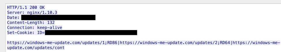 Example Get2 C&C response